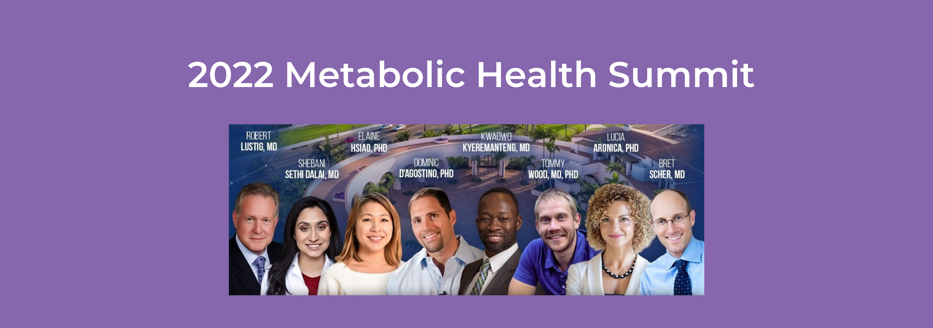 2022 Metabolic Health Summit Banner